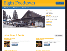 Tablet Screenshot of elginfoodtown.com